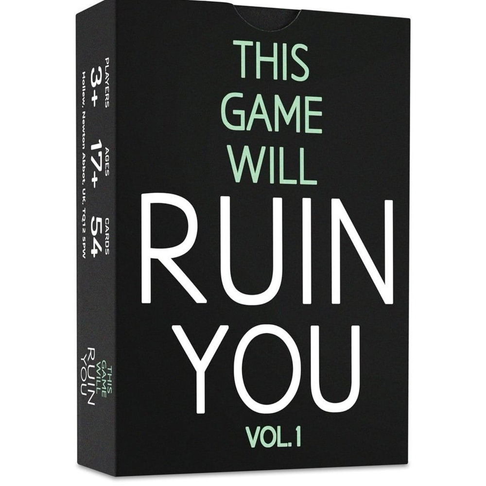 NEW This Game Will Ruin You, Vol. 1, Fun Party Card Game for Adults